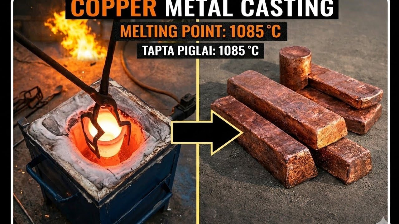 copper melting process