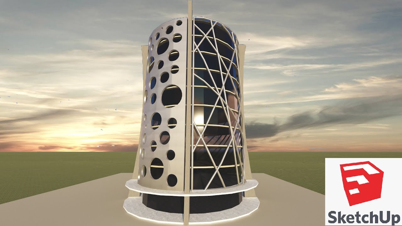 COMO CREAR ENVOLVENTES ARQUITECTONICAS SKETCHUP 