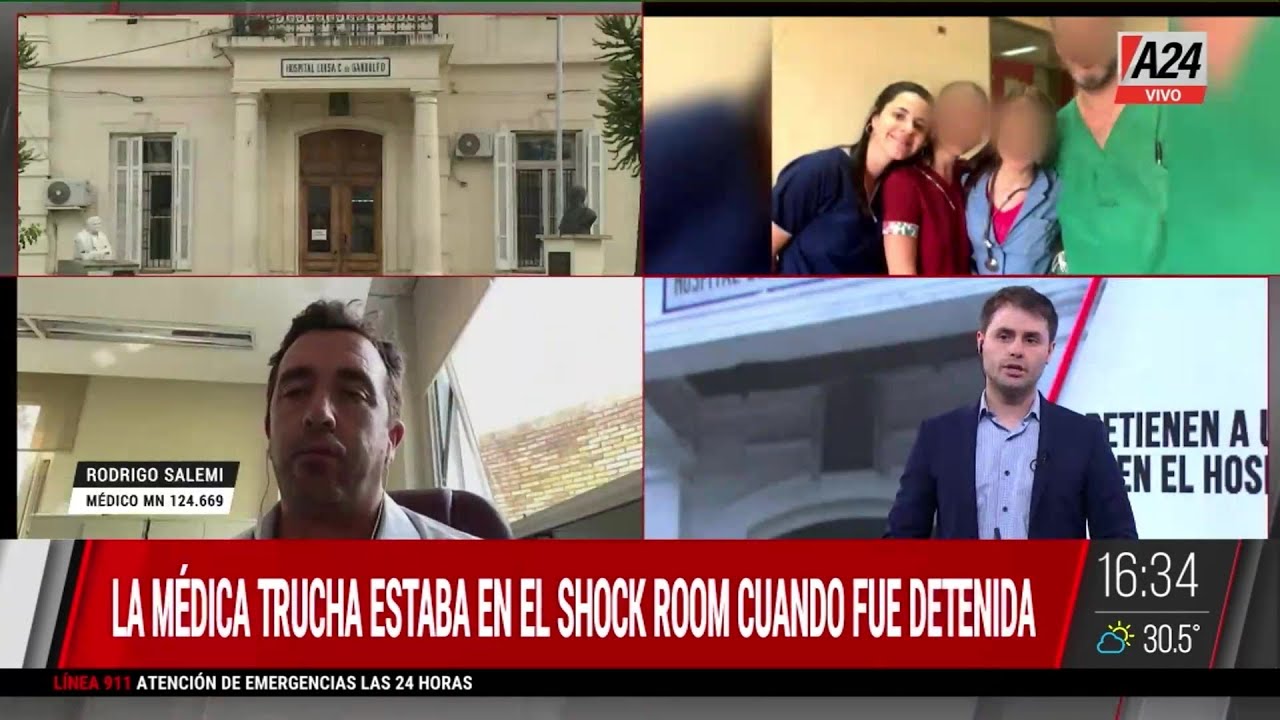 🚨 Detienen a una médica trucha en el Hospital Gandulfo