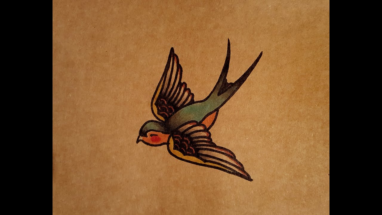 How to draw a Swallow by thebrokenpuppet