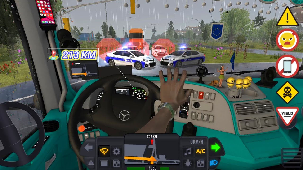 Truck Simulator : Ultimate l Police Car🌧️👮‍♂️🚓 l Zuuks l Mobile Gameplay l CAMGAME👽🎮