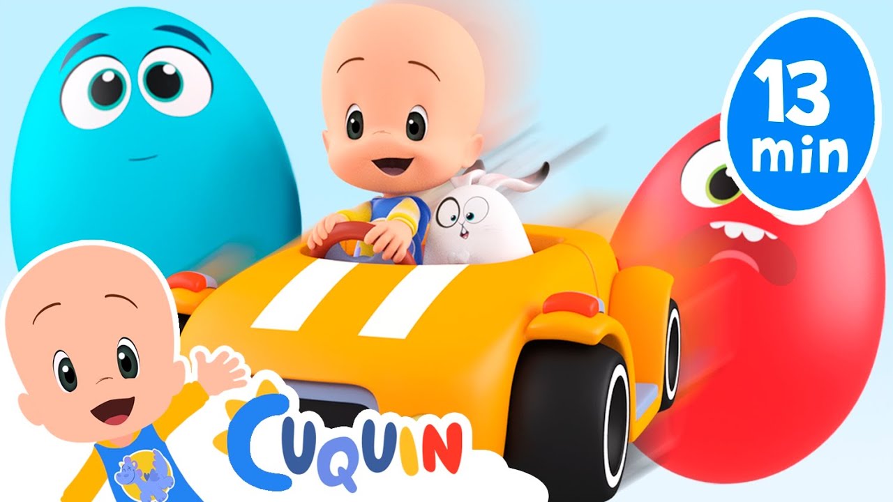 Minicarros em ovos surpresa | Aventuras educativas de Cuquin