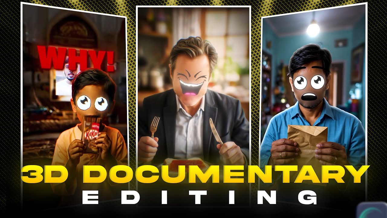 3d Documentary Video Editing In Mobile Like pc