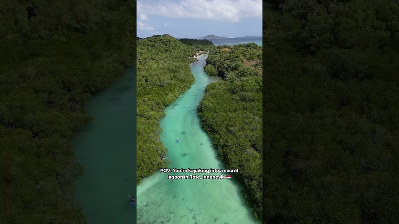 Secret Lagoon in Indonesia