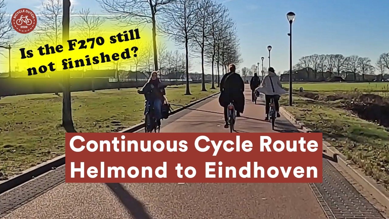 Cycling from Helmond to Eindhoven on the F270