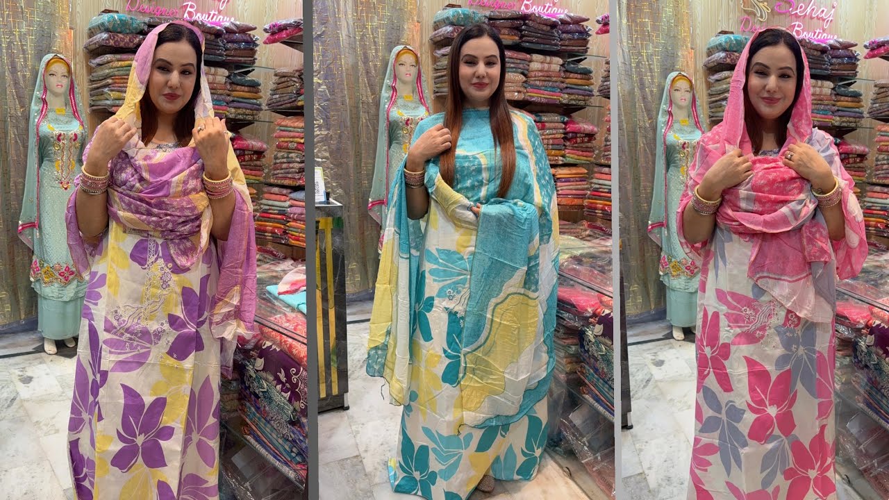 Pakistani printed summer wear suits || style yourself with these beautiful suits 💖