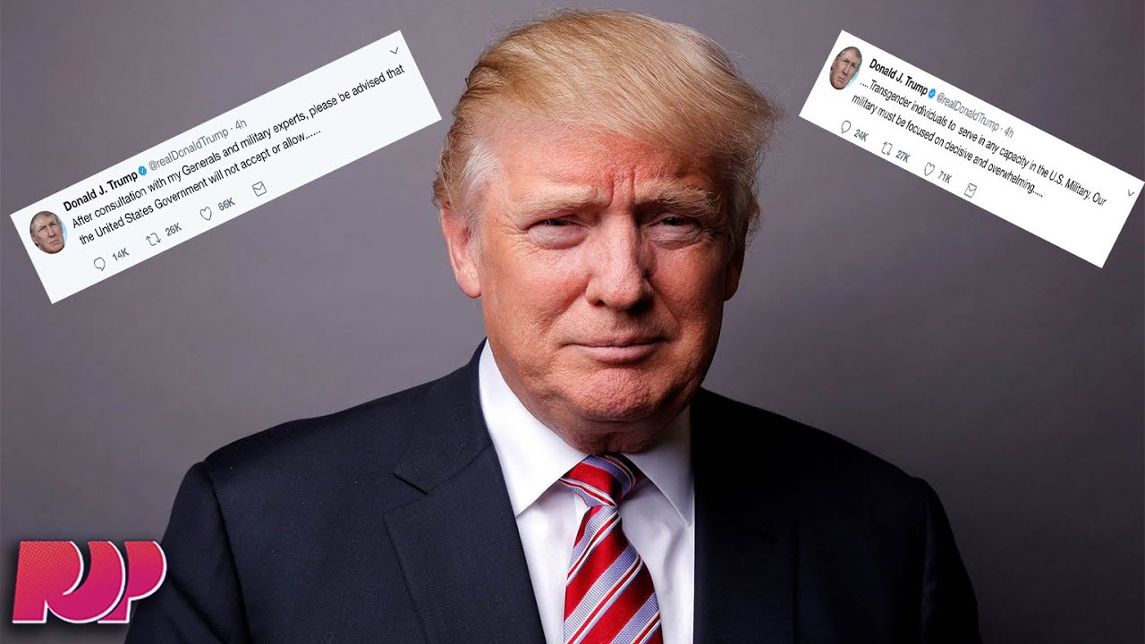 Trump: Transgender People Are No Longer Allowed To Serve In Military
