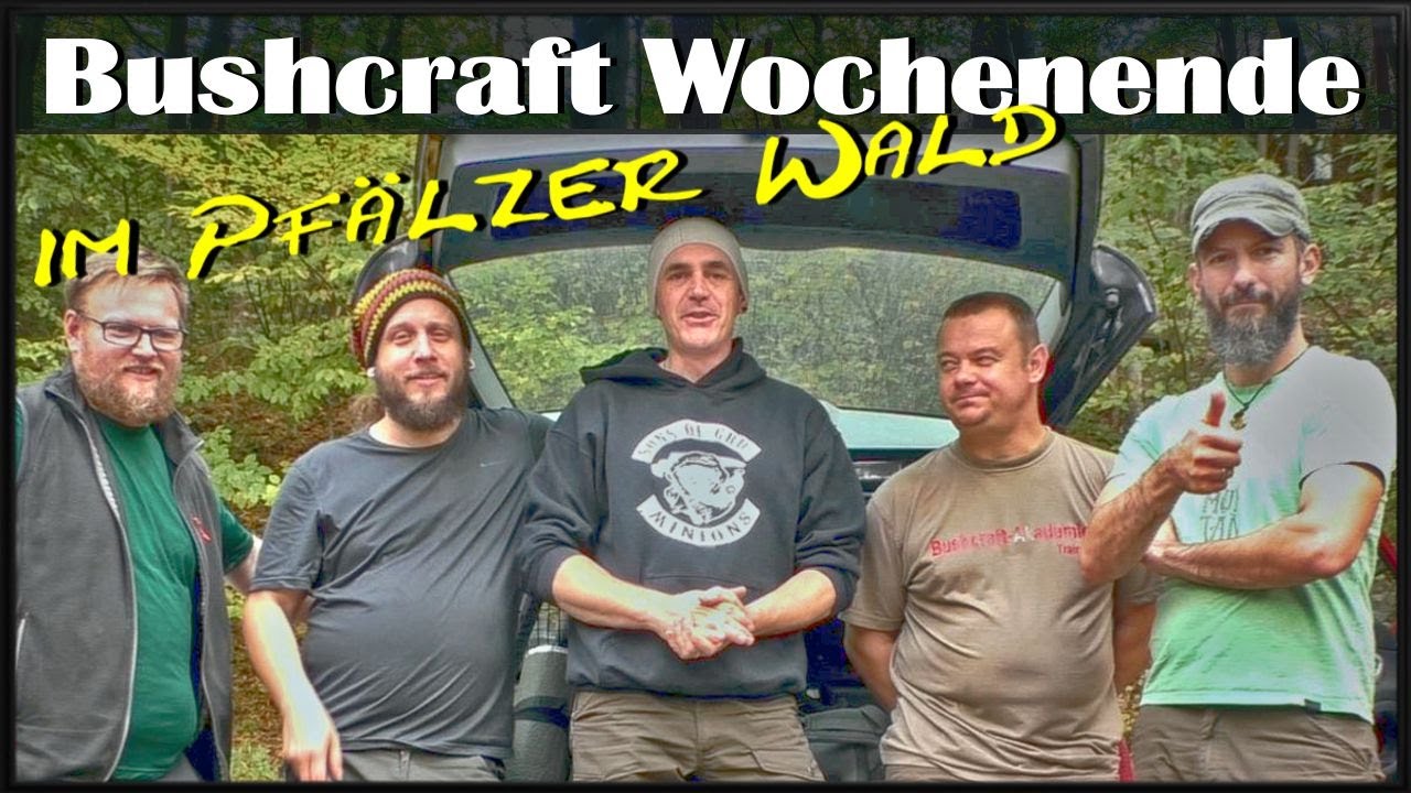 48 Stunden im Pfälzer Wald -Feuer, Schnitzen, Flatolieren, Walden, Lagern - Essen