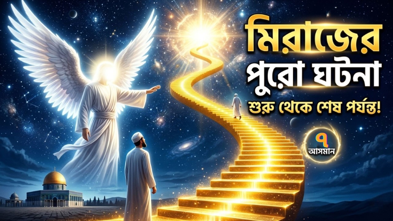 মিরাজের রাতে নবীজি যা দেখেছিলেন... শুনলে চোখে পানি আসবে! 😢💔 | Ruher Jonaki | Isra Miraj