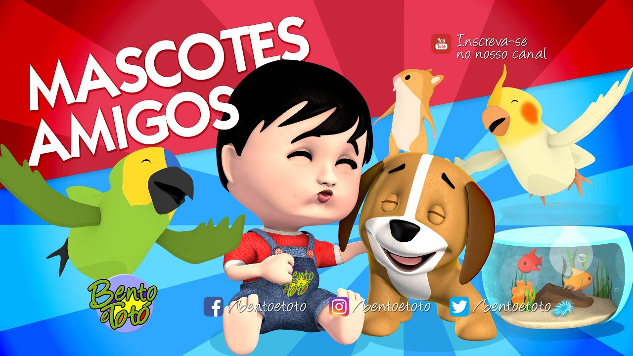 Bento e Tot&oacute; - Mascotes Amigos (Desenho Infantil)