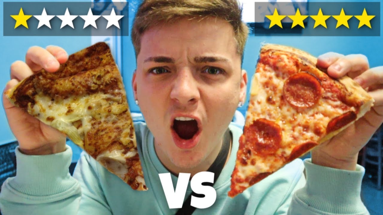 Worst Reviewed Pizza (1 STAR)  VS. Best Reviewed Pizza (5 STAR)