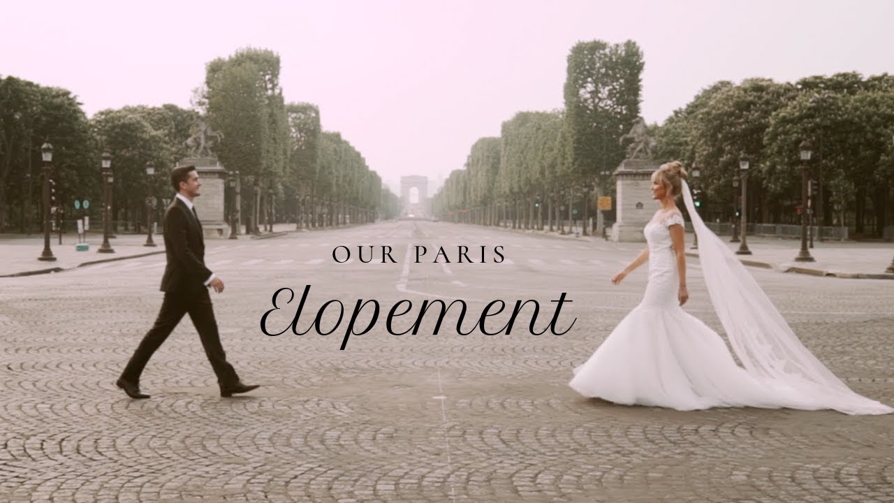 Our Paris Elopement Wedding Video: A Rare Look At Deserted Paris!