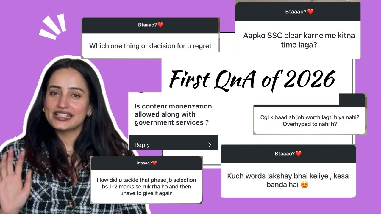 FIRST Q&A OF 2026 | Is content creation allowed with Govt Job? Who filed RTI against me? 