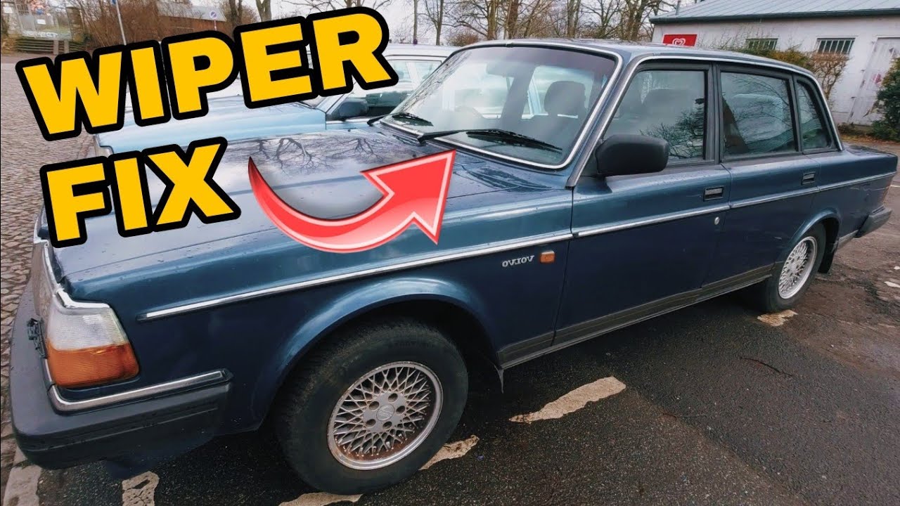 Необычные дворники на Volvo 240 Лили + новые диски!