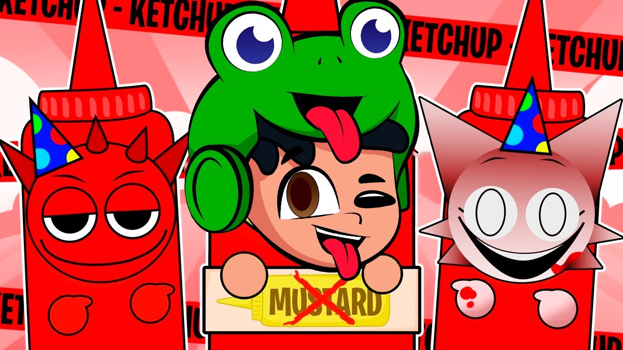 ¡NO LE DES KETCHUP a LOS SPRUNKI! 😱 (SOLO MOSTAZA) 🐸 SIMBA