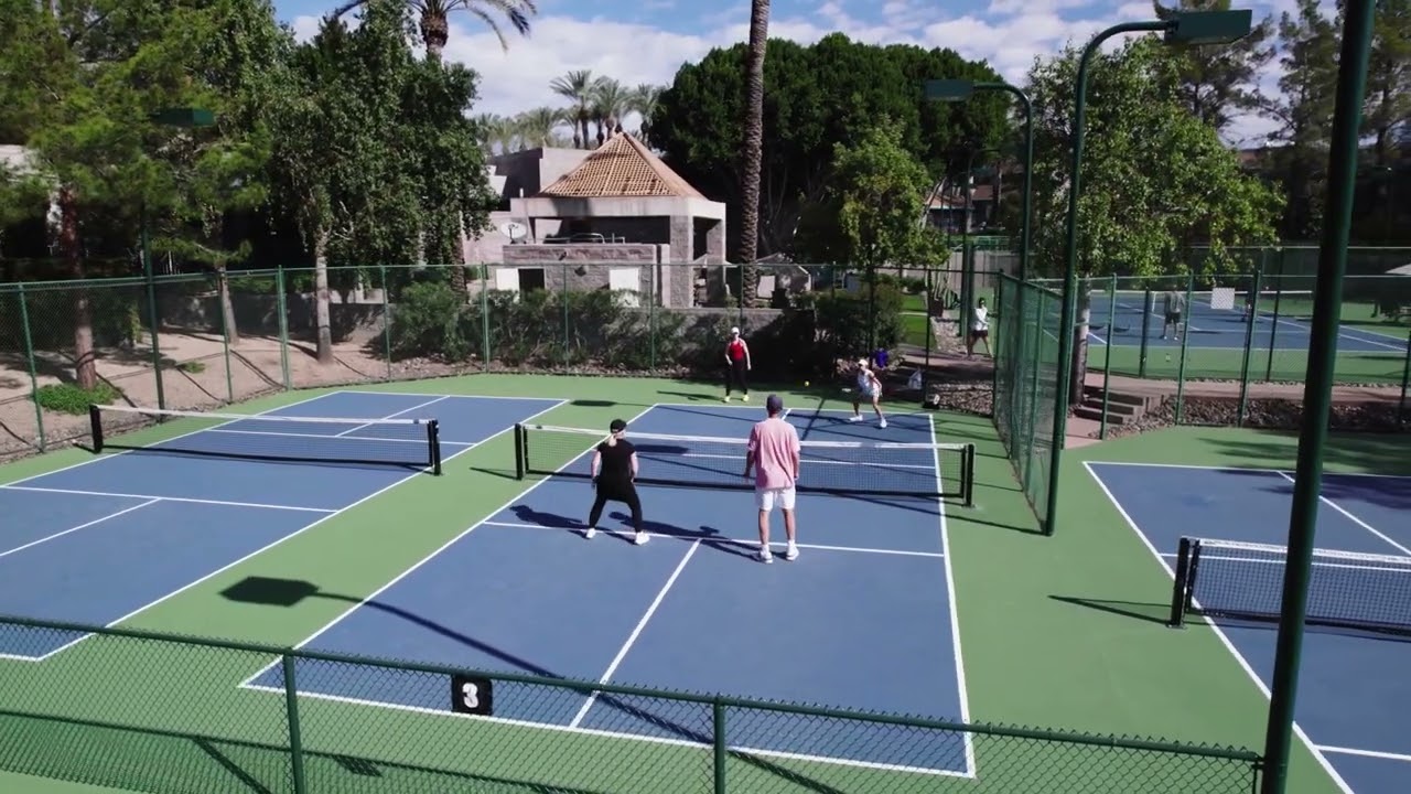 Scottsdale's Newest Outdoor Pickleball Courts at Gainey Village Health Club and Spa