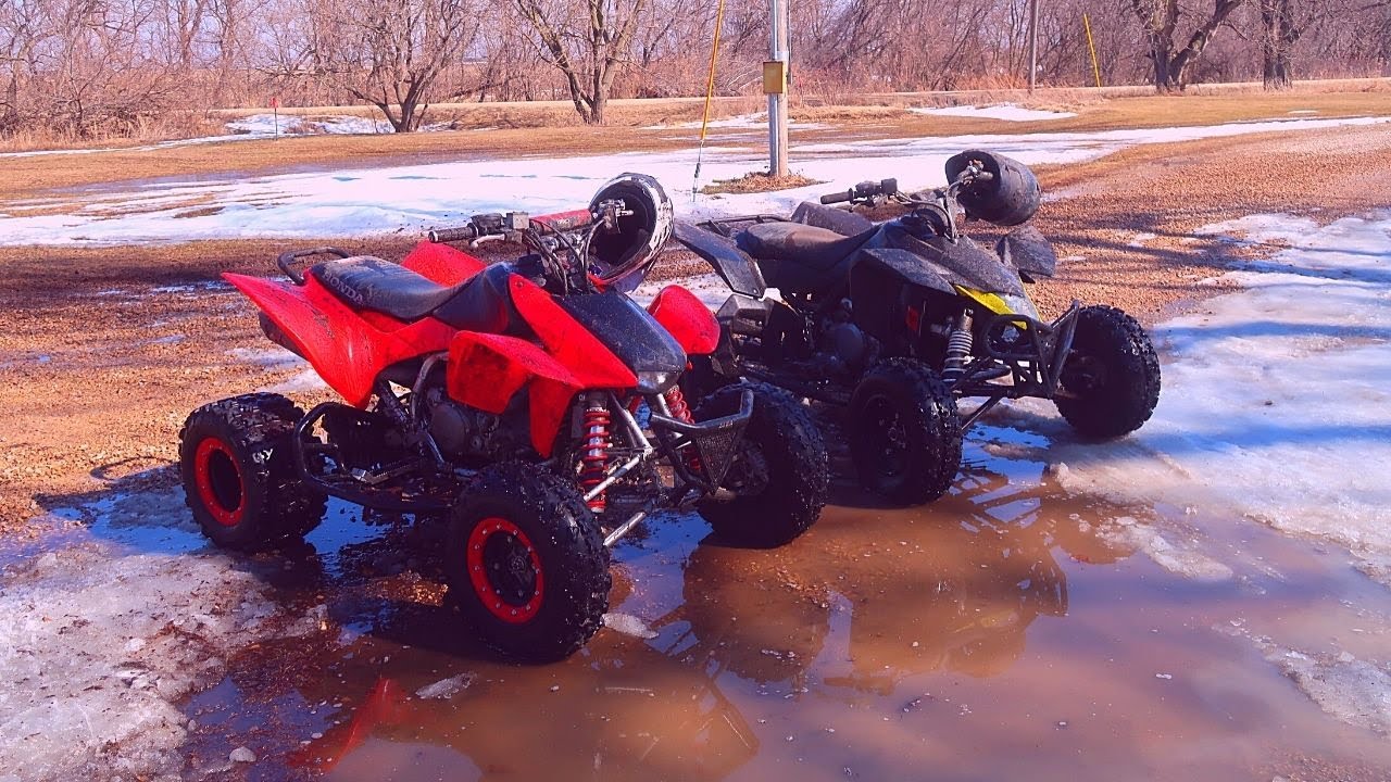 First ride on our new Suzuki LTR 450!