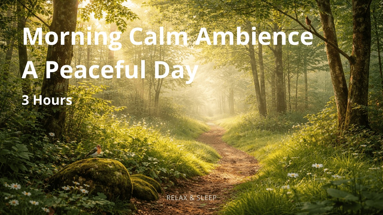 Start Your Day Relaxed ✦ Morning Birdsong ✦ Forest Walk Ambience ✦ 3 Hours