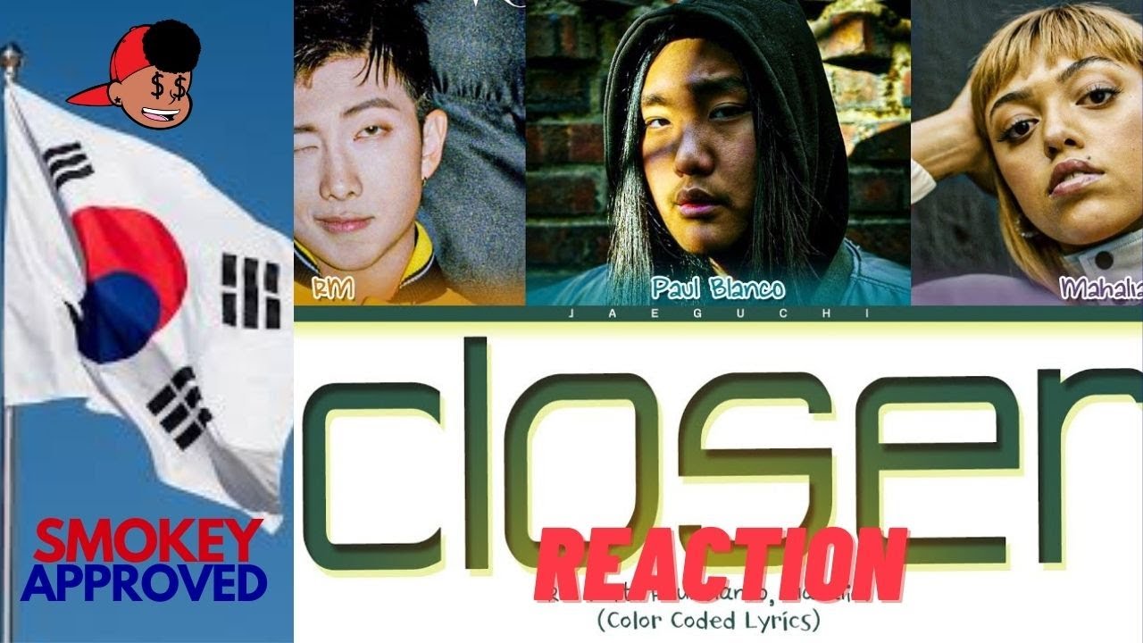 American Rapper First Time  Hearing - RM Closer (with Paul Blanco, Mahalia) Lyrics [Reaction]