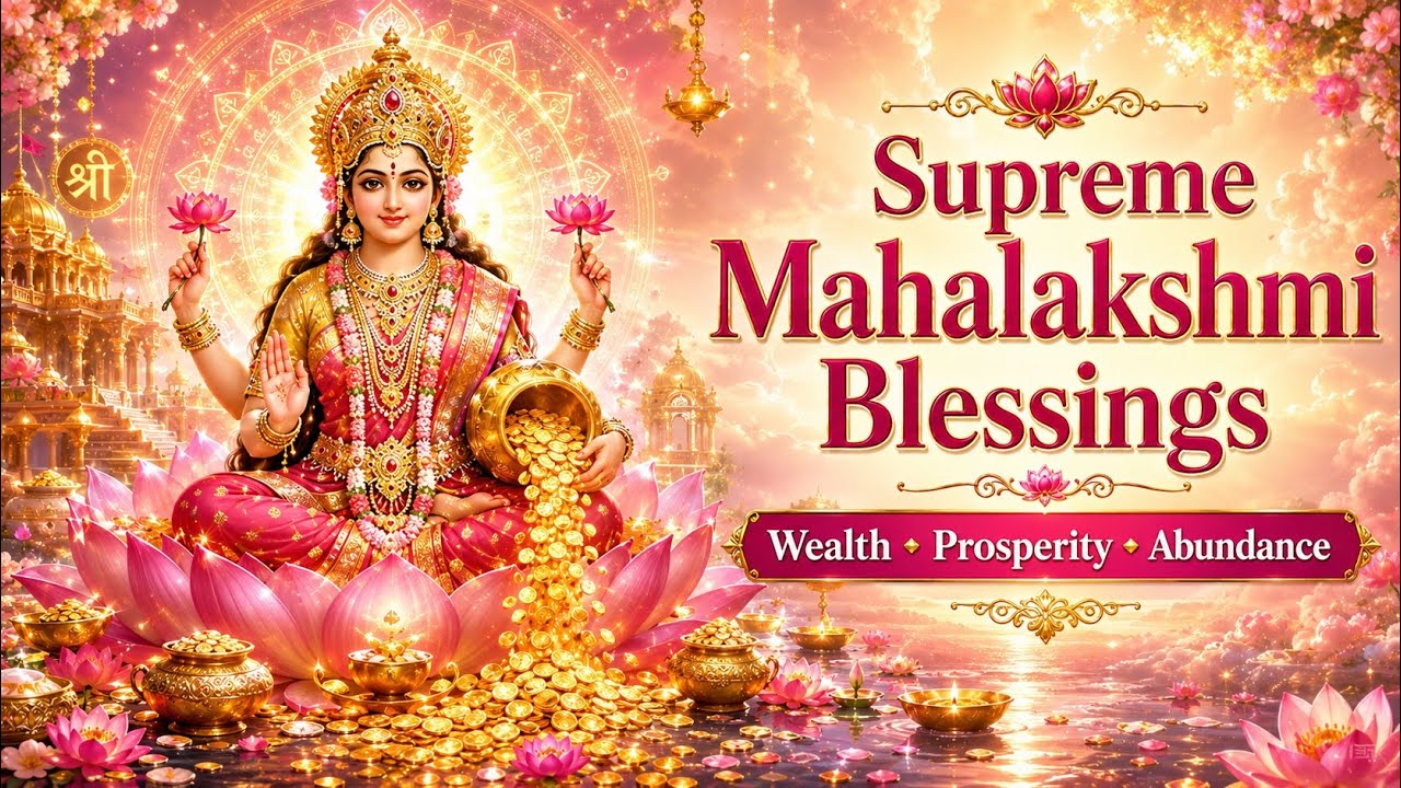 Mahalakshmi Mantra for Wealth, Prosperity & Debt Relief | Divine Chanting| Mahalakshmi Blessings