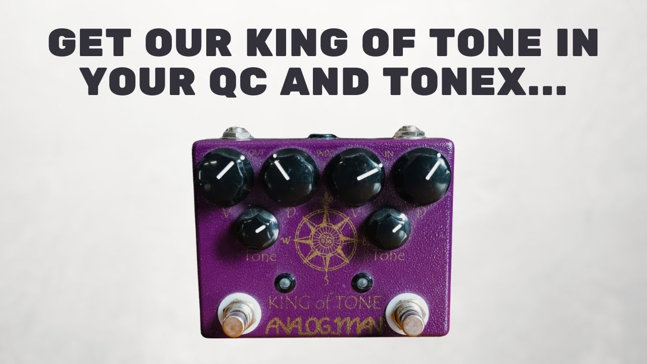 Analogman King of Tone - Drive Capture Demo (Quad Cortex, TONEX)