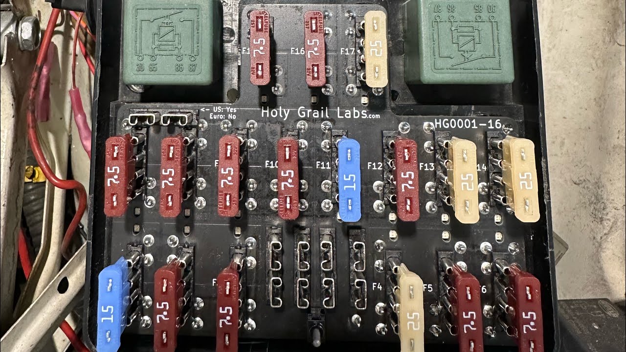 BMW E28 Holy Grail Labs Fuse Box Upgrade