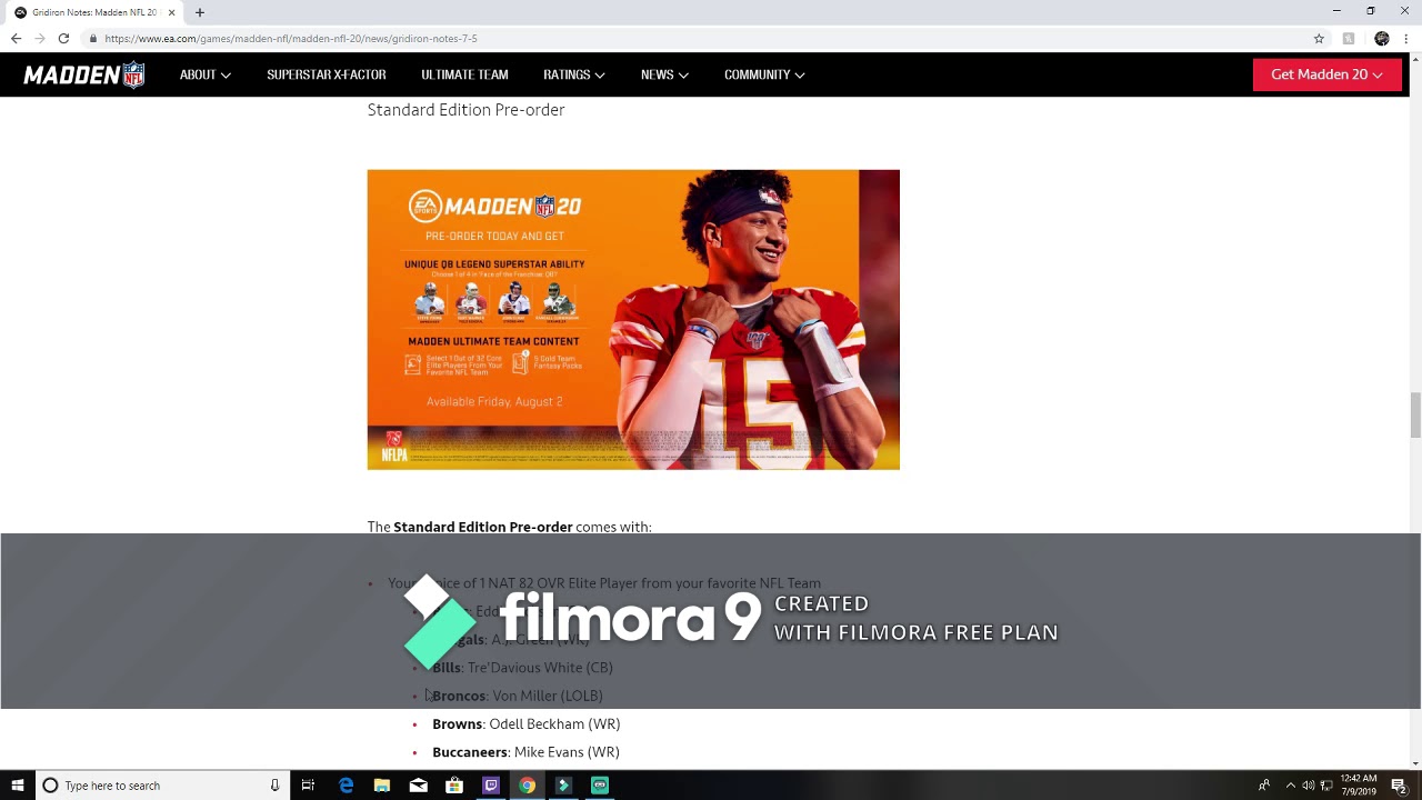 Madden 20 Pre-Order Details!!! (SO MANY CARDS)