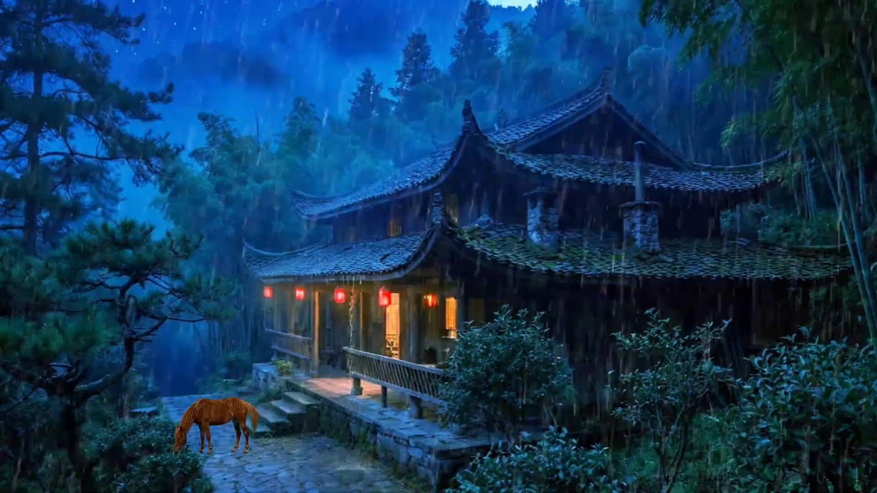 Fall Asleep Naturally in 3 Minutes 🪵🌧️ Cozy Cabin Rain | Deep, Peaceful Night