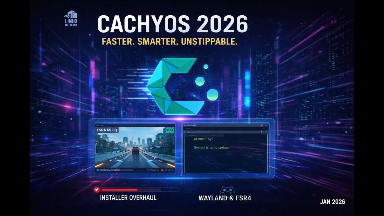 CachyOS 260124 | The Fastest Linux Distro Just Got Easier To Install