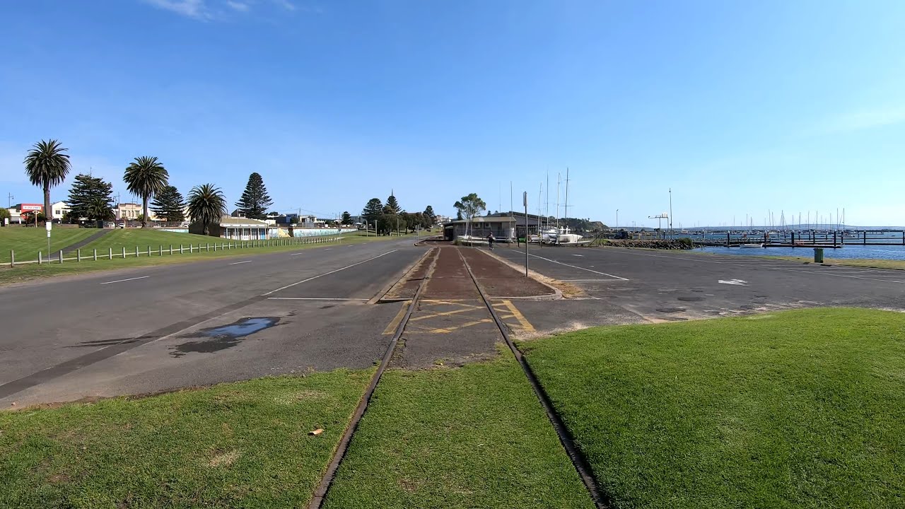 【4K前面展望】非電化ディーゼル路面電車ポートランドケーブルトラム全区間フルトリップ【オーストラリア・ヴィクトリア州】