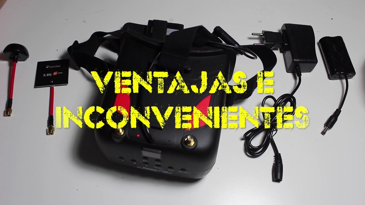 Eachine VR D2 - 8 ventajas 6 inconvenientes - Review gafas FPV