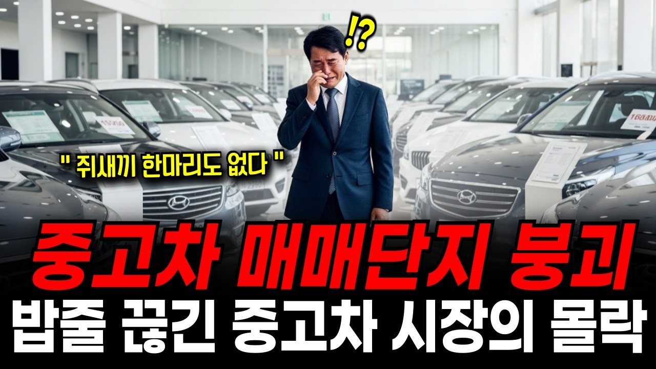 중고차 매매단지의 몰락 | 30만 딜러의 밥줄이 끊어진 진짜 이유