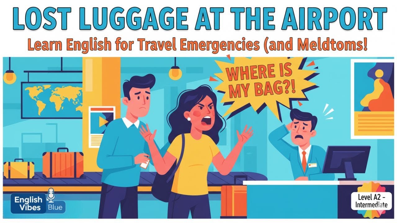 English for Travel &ndash; Reporting Lost Items to the Police | English for Emergencies and Help Abroad