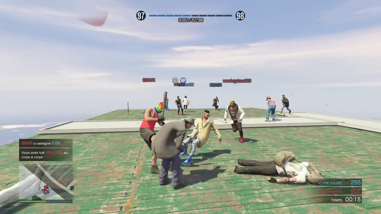DÉBUT ÉPIC : SKY FIGHT AFFRONTEMENT TEAM - GTA 5 ONLINE