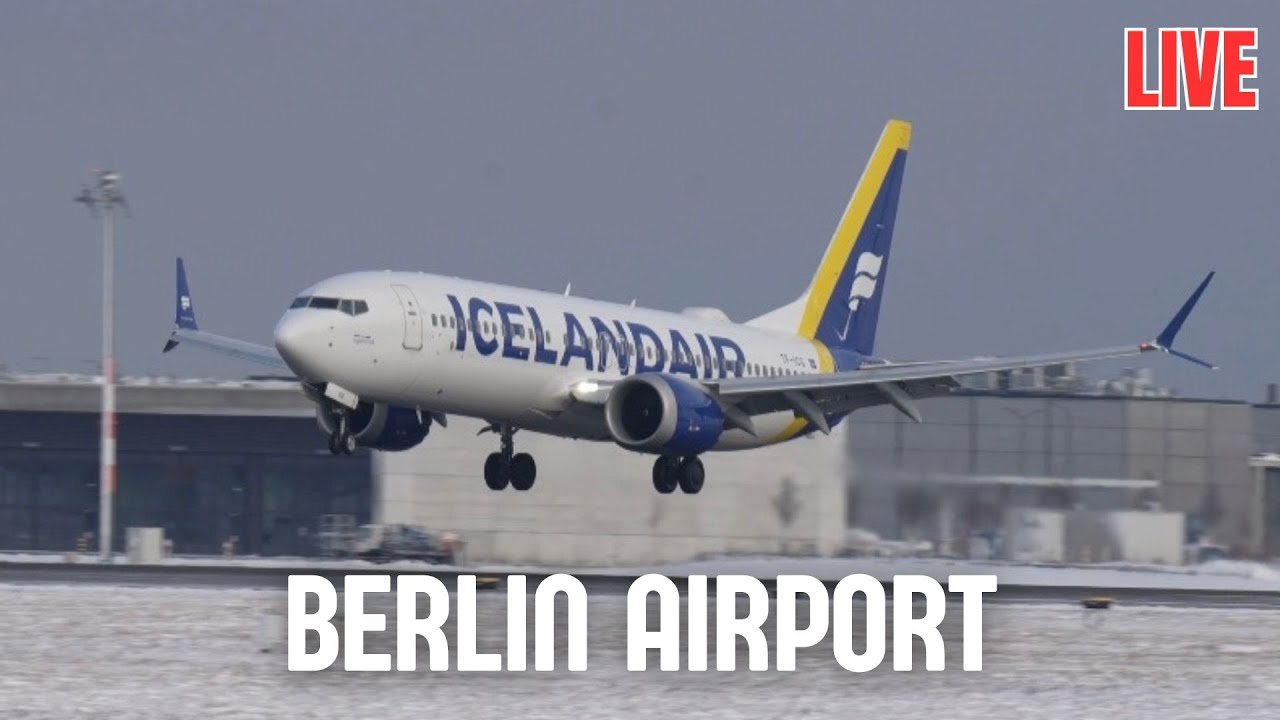 LIVE Berlin Airport Plane Spotting BER, 05.01.2026