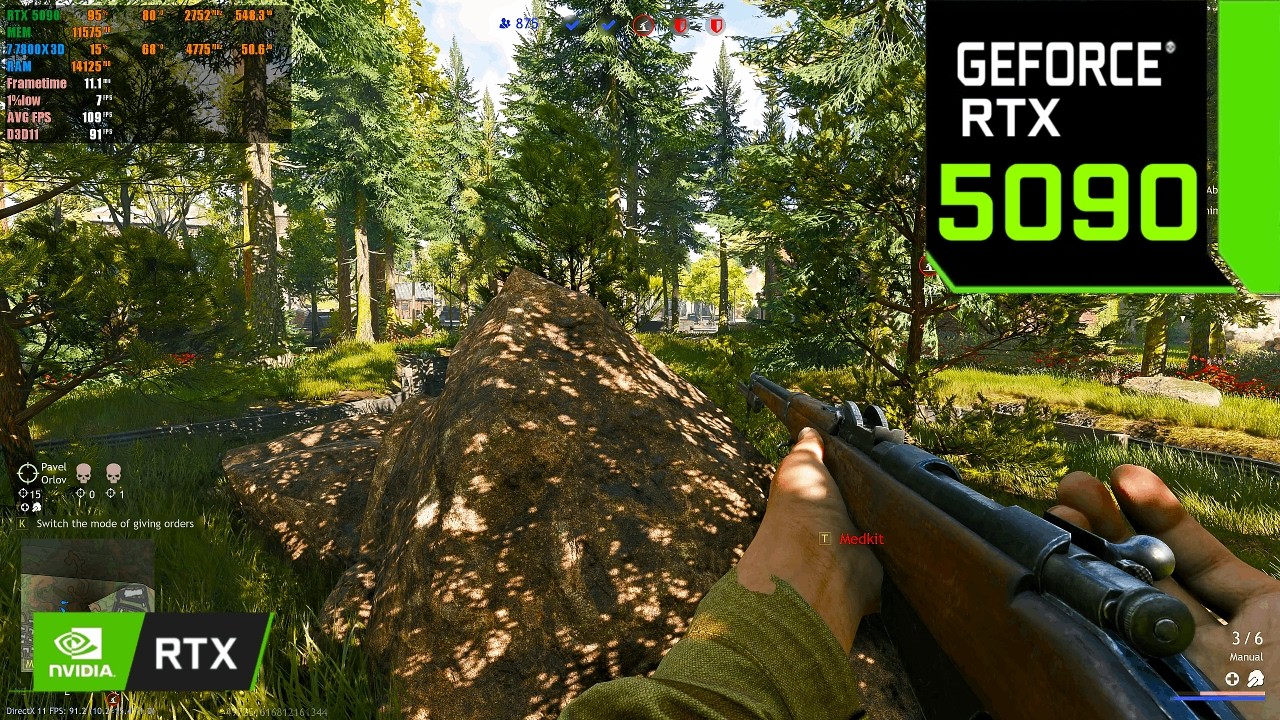 Enlisted | RTX 5090 32GB ( 4K Maximum Settings )