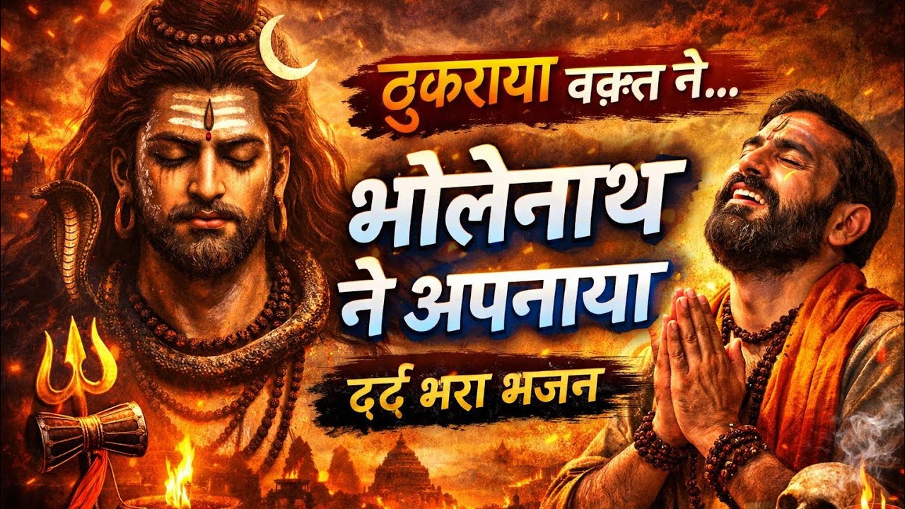 महाकाल की कृपा जिस पर हो जाए उसका जीवन बदल जाए | Powerful Shiv Bhajan |#bholenthbhajn #youtubevideo 