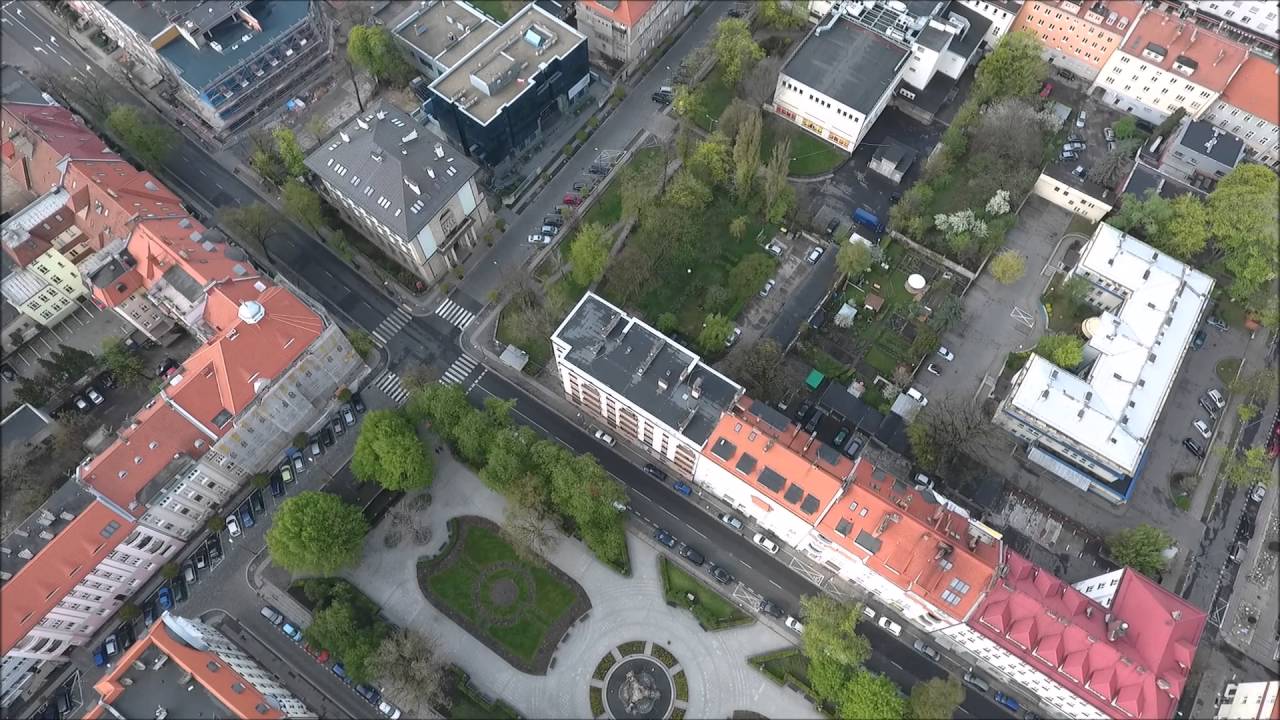 Opole - widok z lotu ptaka.Część pierwsza.