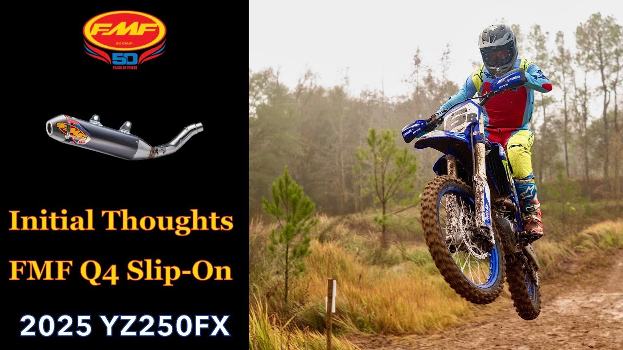 Насадка FMF Q4 Slip-On для YZ250FX 2025 года