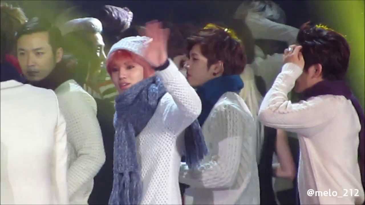 131229 SBS가요대전 엔딩 인피니트CAM