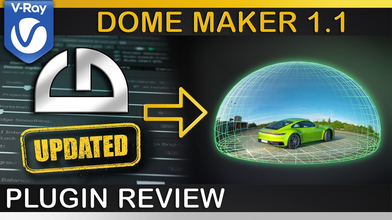 V-Ray | HDRI Dome Maker 1.1 - Подробное описание всех новых функций