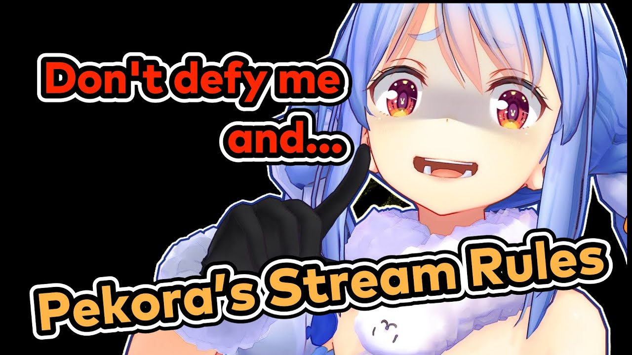 [Eng Sub] Usada Pekora's stream rules (Usada Pekora)[Hololive]