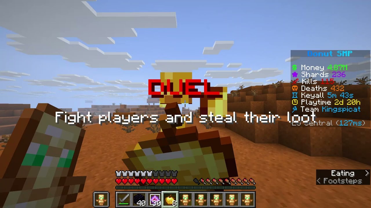 plz pay me guys i am soooo poor on donutsmp