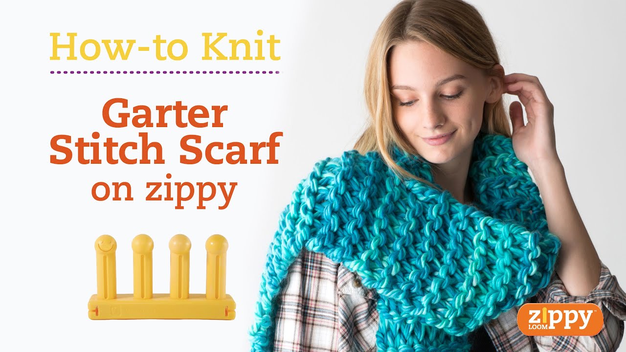 Zippy Loom - Scarf knit in 20 minutes