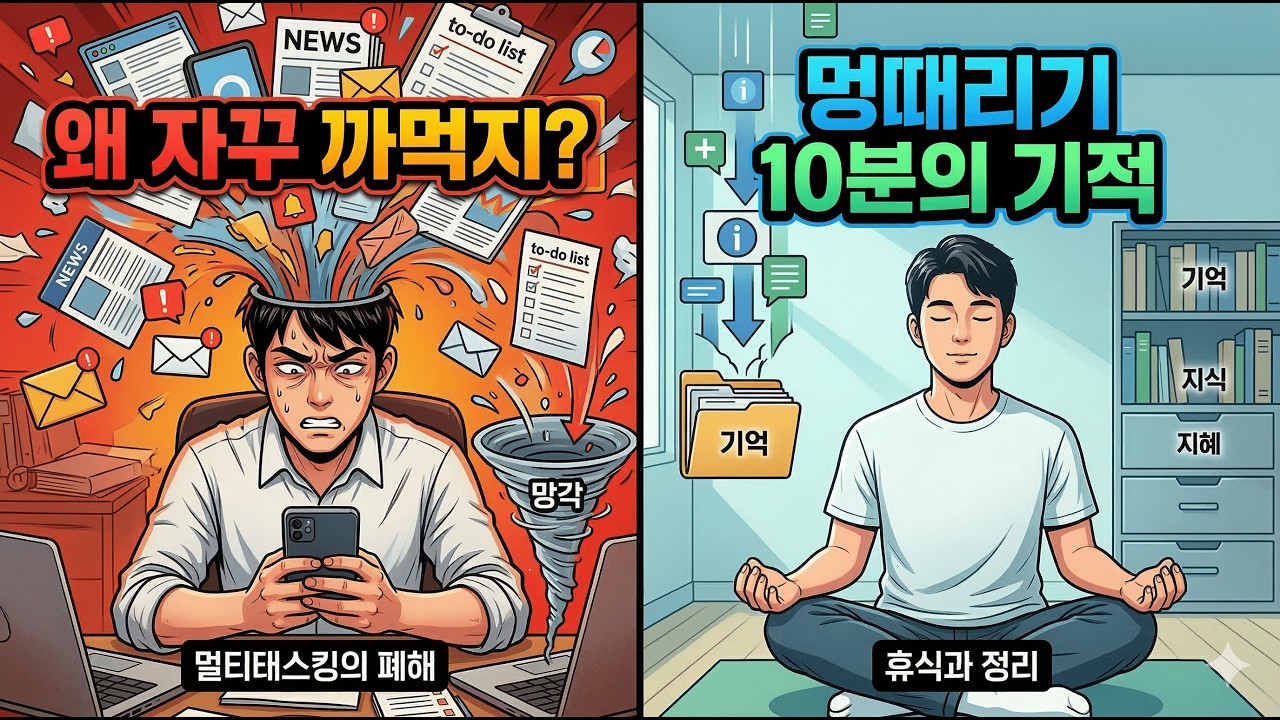 내가 까먹는 게 아니라, 해마에게 '백업 시간'을 안 줬기 때문이다.