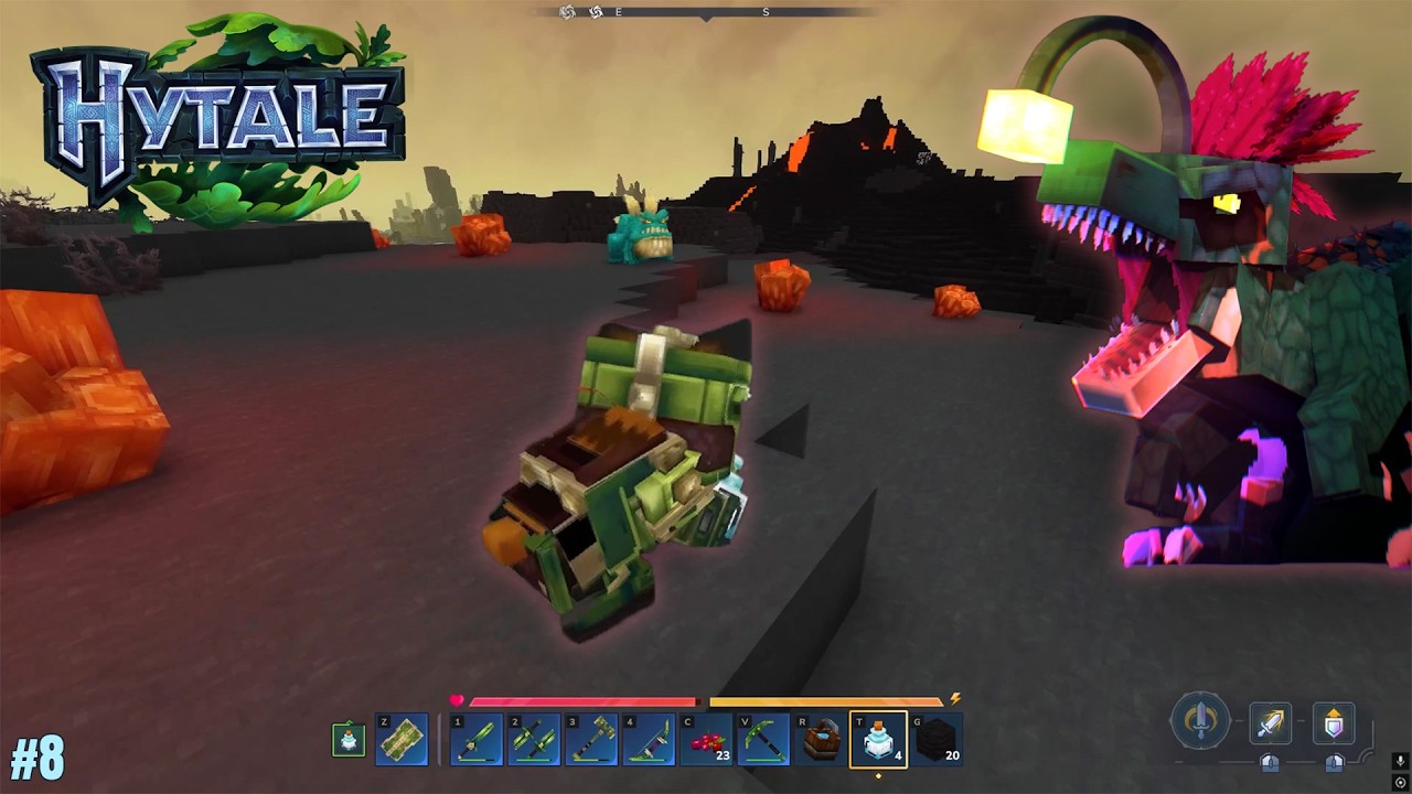 PRETVORIO SAM SE U PSA I NALETEO NA DINOSAURUSA?! | HYTALE PREŽIVLJAVANJE