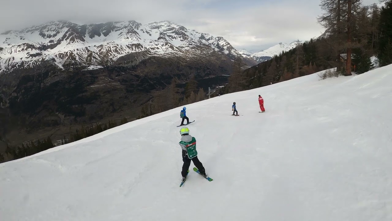 Top to Bottom Piste Familiale, Escargot & Pre Novel   Val Cenis Ski