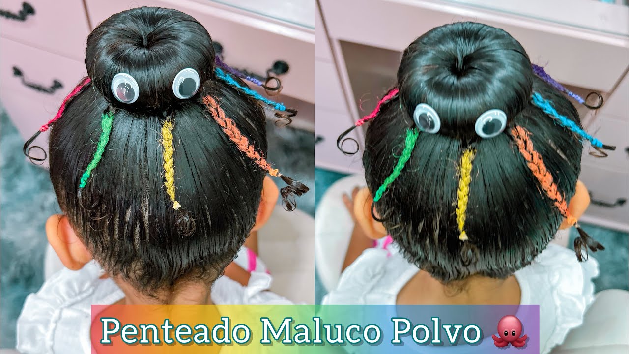 Penteado Maluco Polvo 🐙 crazy hairstyle