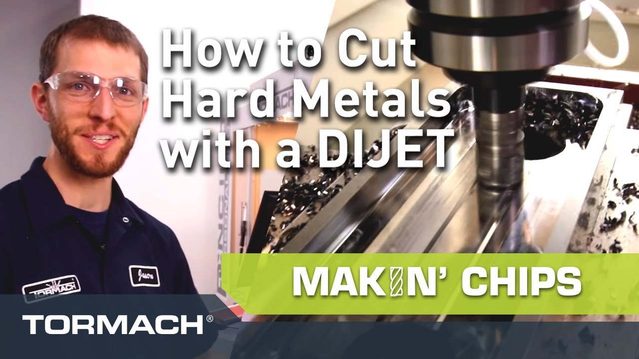 How To Cut Hard Metals With the DIJET High Feed End Mill