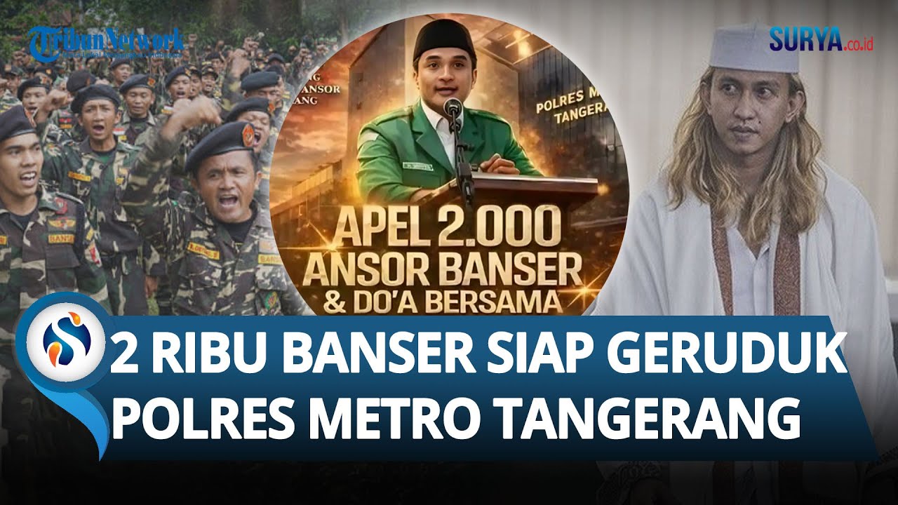 SIAP-SIAP! Ribuan Massa GP Ansor Geruduk Polres Hari Ini! Gak Terima Anggota Dianiaya Habib Bahar